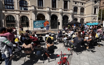 Imatge de la proposta 'Vet aquí la festa', una matinal familiar | Carlota Ferreres